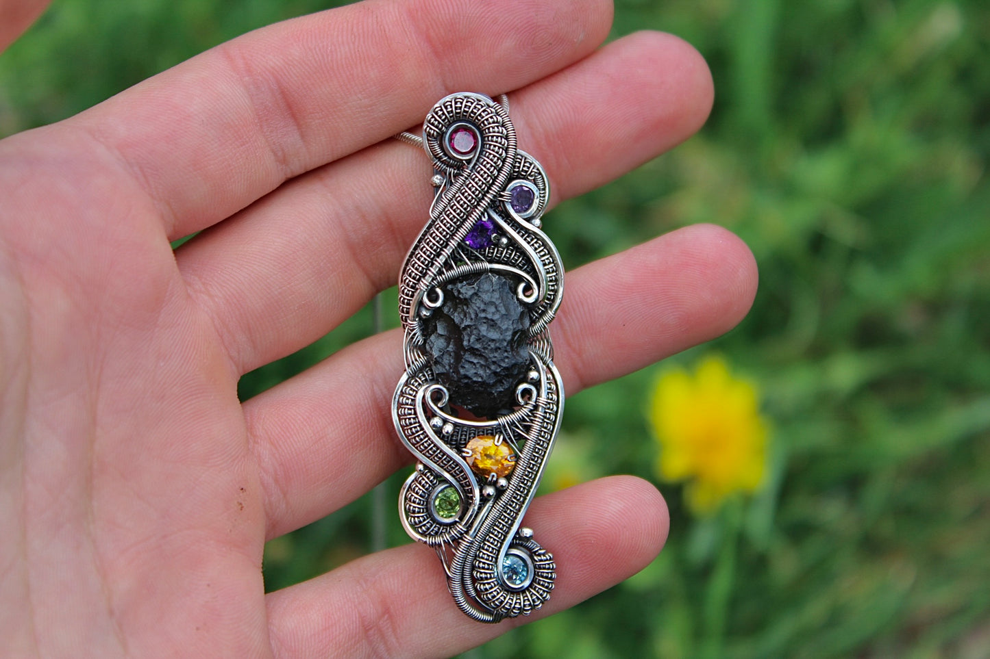 “Waking Up” - Moldavite Pendant