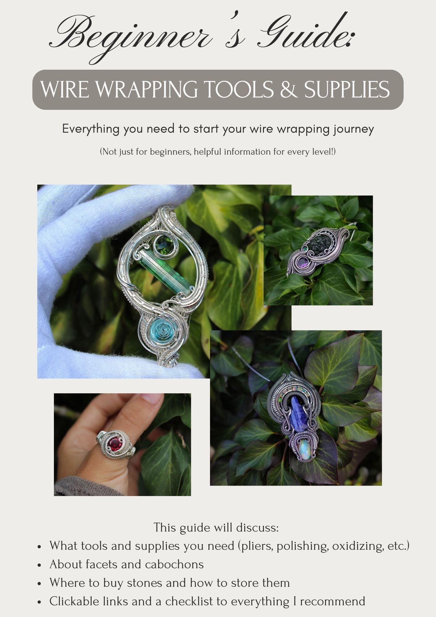 Beginner's Guide: Wire Wrapping Tools and Supplies