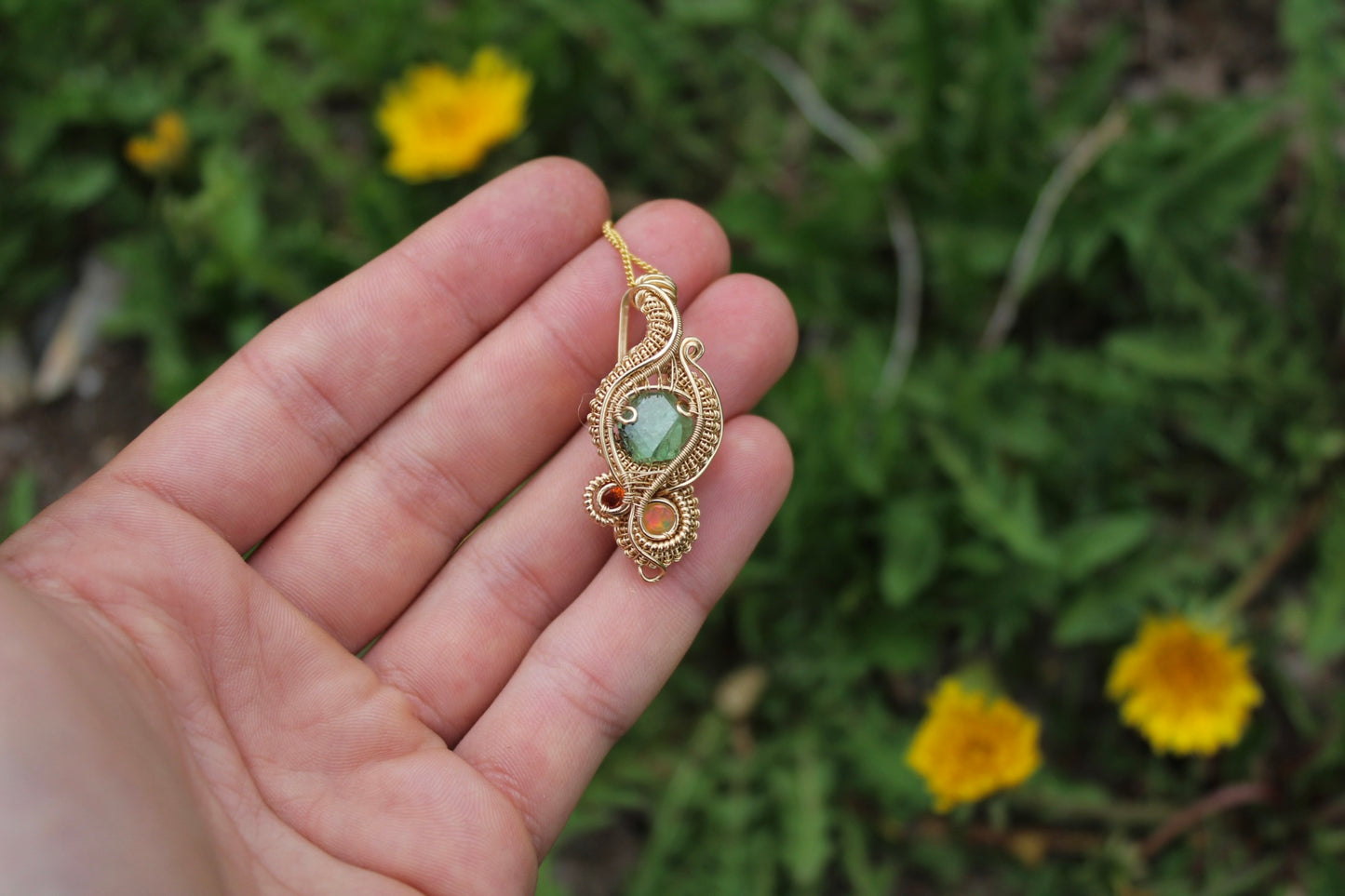 Tsavorite Garnet Pendant