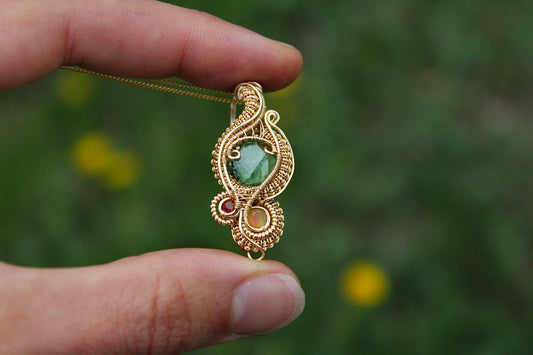 Tsavorite Garnet Pendant