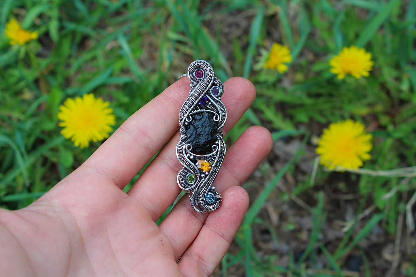 “Waking Up” - Moldavite Pendant