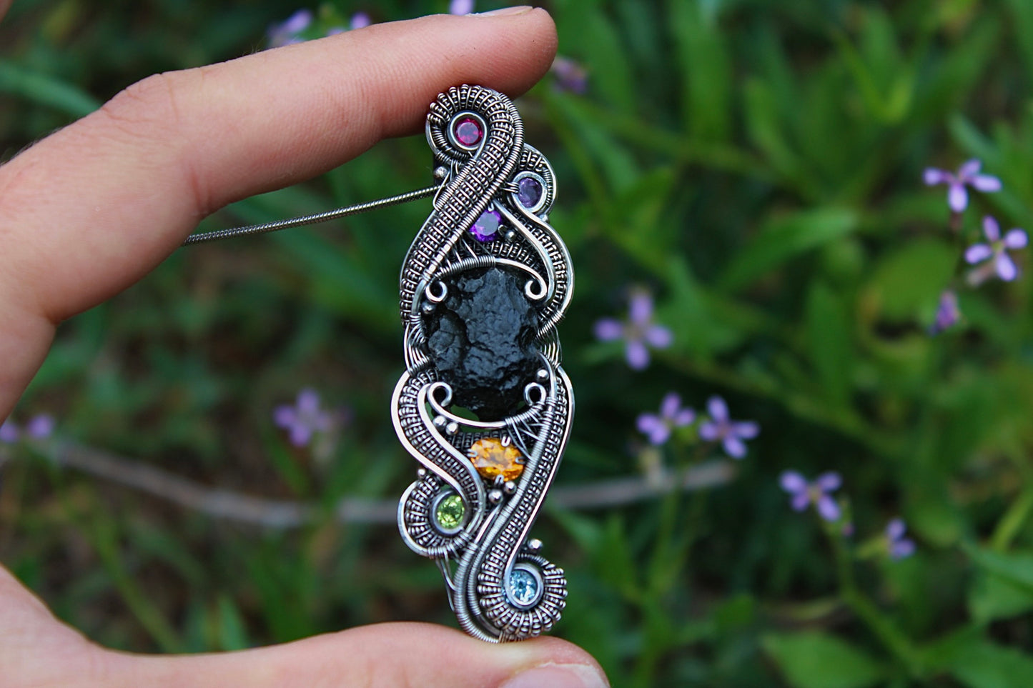 “Waking Up” - Moldavite Pendant