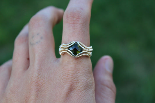 Moldavite Ring - Size 7