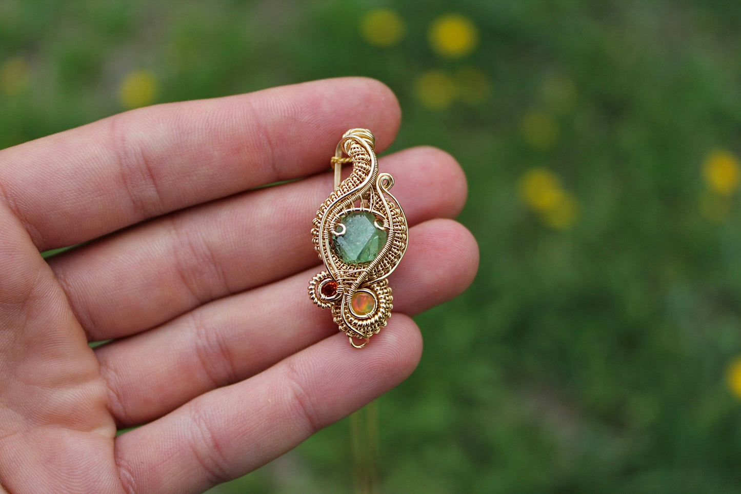 Tsavorite Garnet Pendant