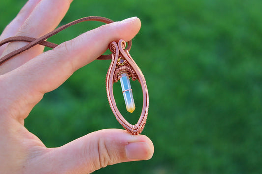 Sunshine - Mango Quartz Pendant
